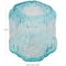 7" Marine Ombre Dimensional Textured Glass Vase
